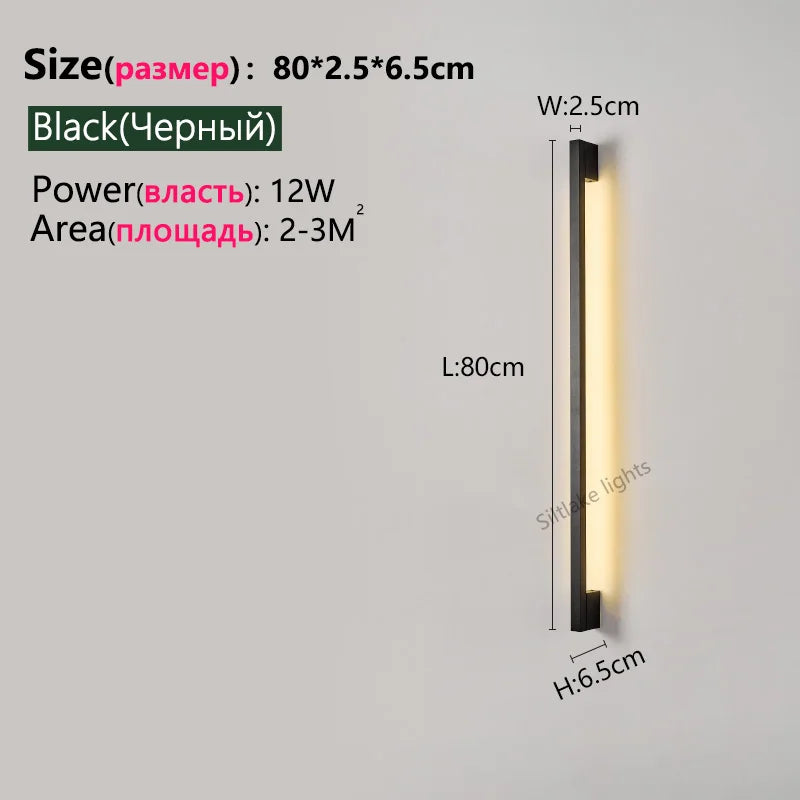 Lámparas de pared LED nórdicas modernas | Elegante decoración de iluminación interior
