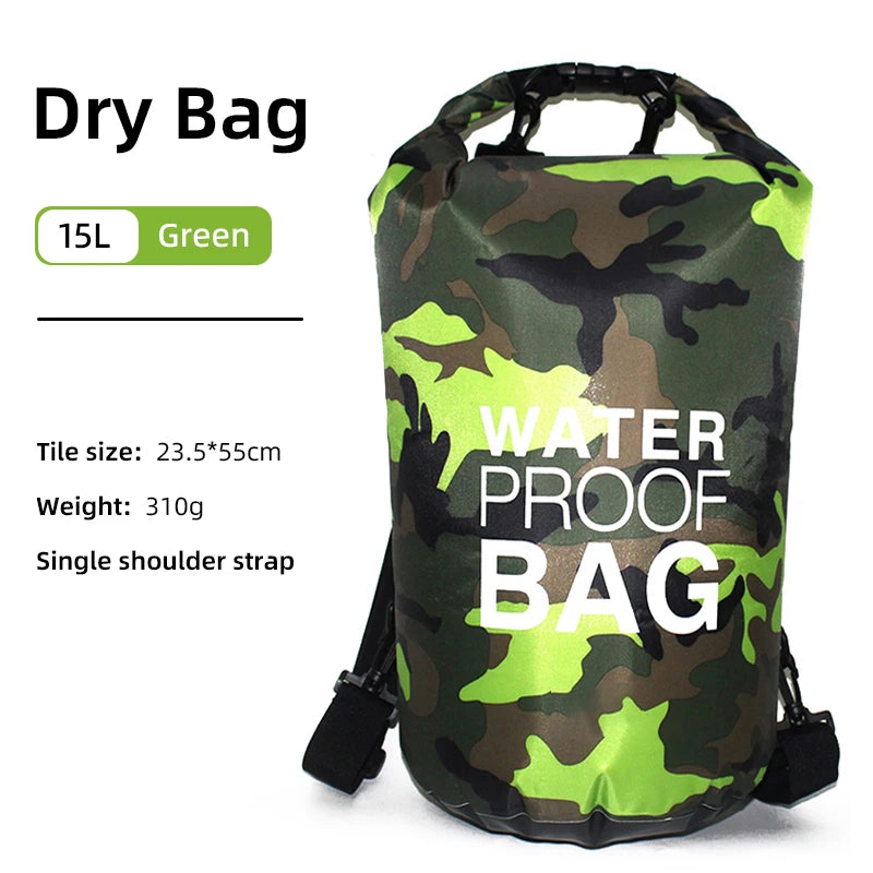 Waterproof Dry Bags & Wet Separation Backpack for Outdoor Activities