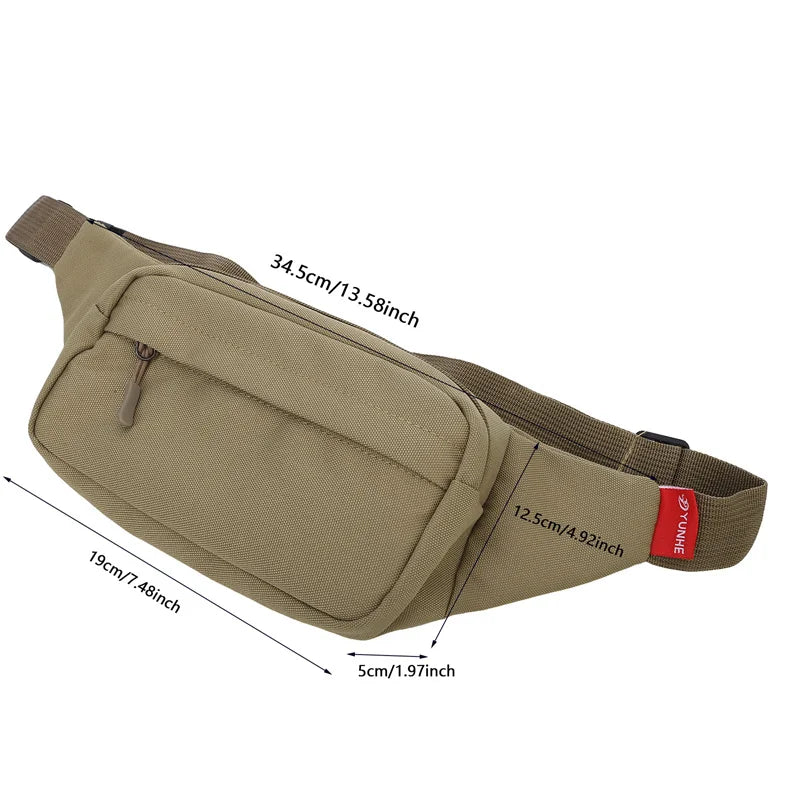 Casual Waist Bag for Men & Women | Large Phone Belt Pouch
