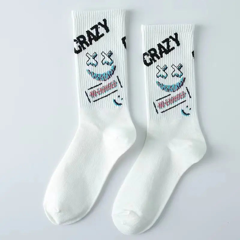 Trendy Unisex Cartoon Cotton Crew Socks | Comfort Meets Style