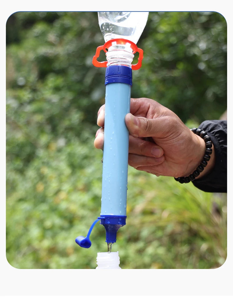 Portable Water Filter Straw | Ultra-Light 4-Stage Purification System