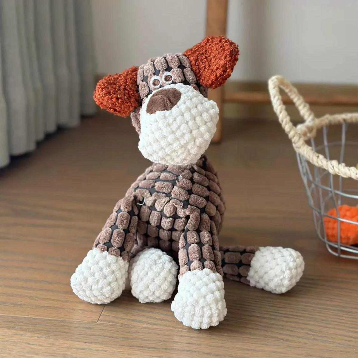 Cute Donkey Plush Toy for Dogs | Interactive Squeaky Pet Delight