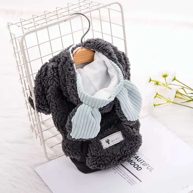 Thickened Fluffy Cotton Coat for Kittens | Warm Winter Jacket