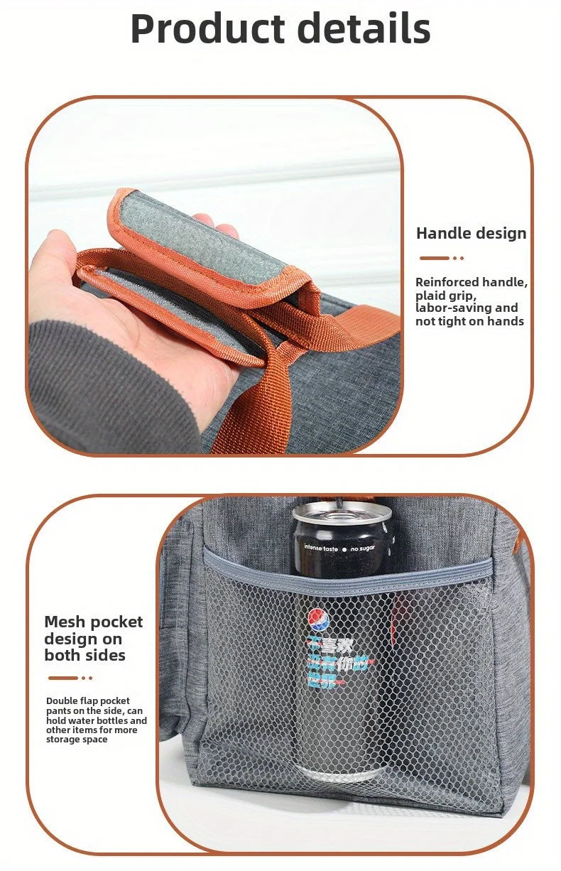 Bolsa Térmica Porta Alimentos Duradera | Versátil y Elegante