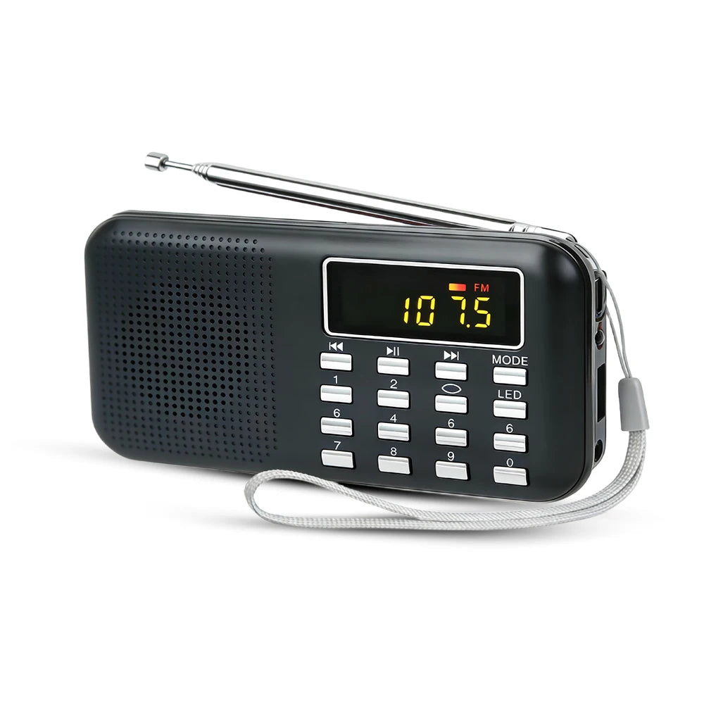Portable Emergency Radio Speaker | Multi-Function Solar Crank