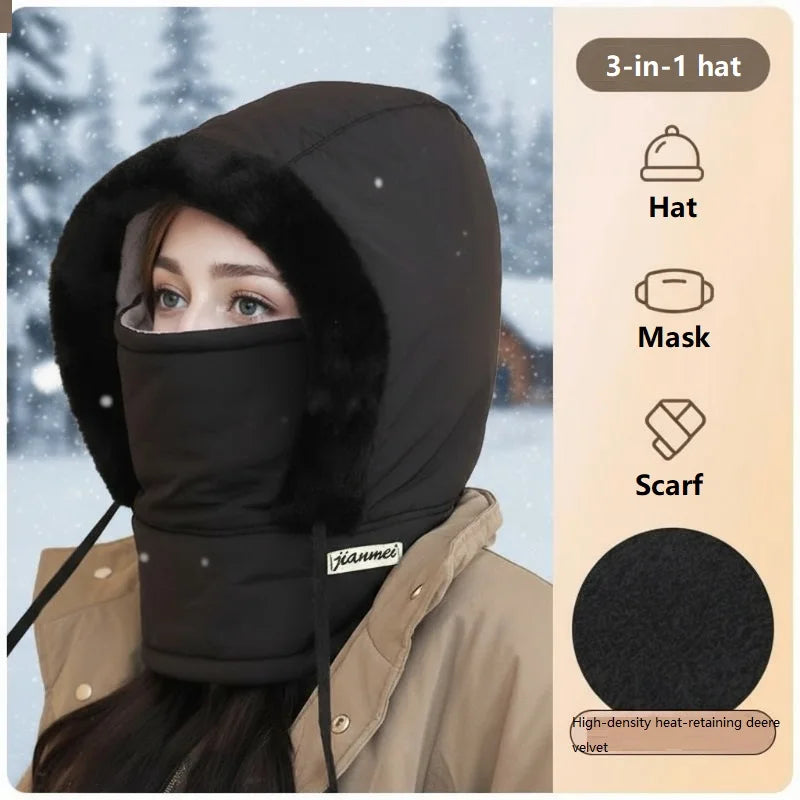 Unisex Winter Thermal Balaclava | Windproof Face & Neck Warmer