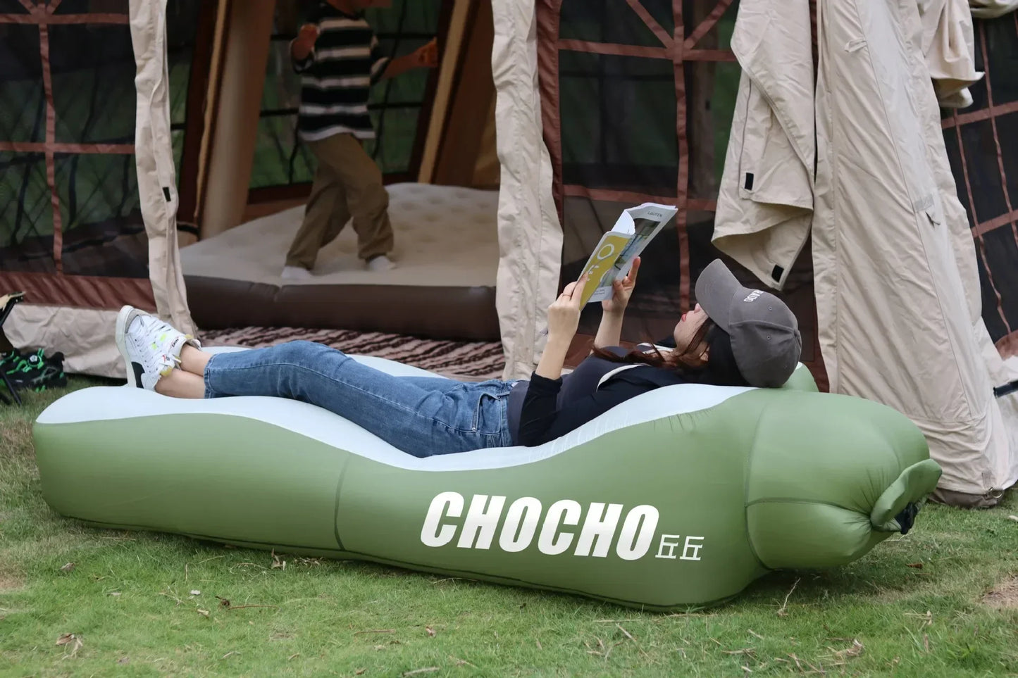 Ultralight Inflatable Sofa Bed | Perfect for Outdoor Comfort