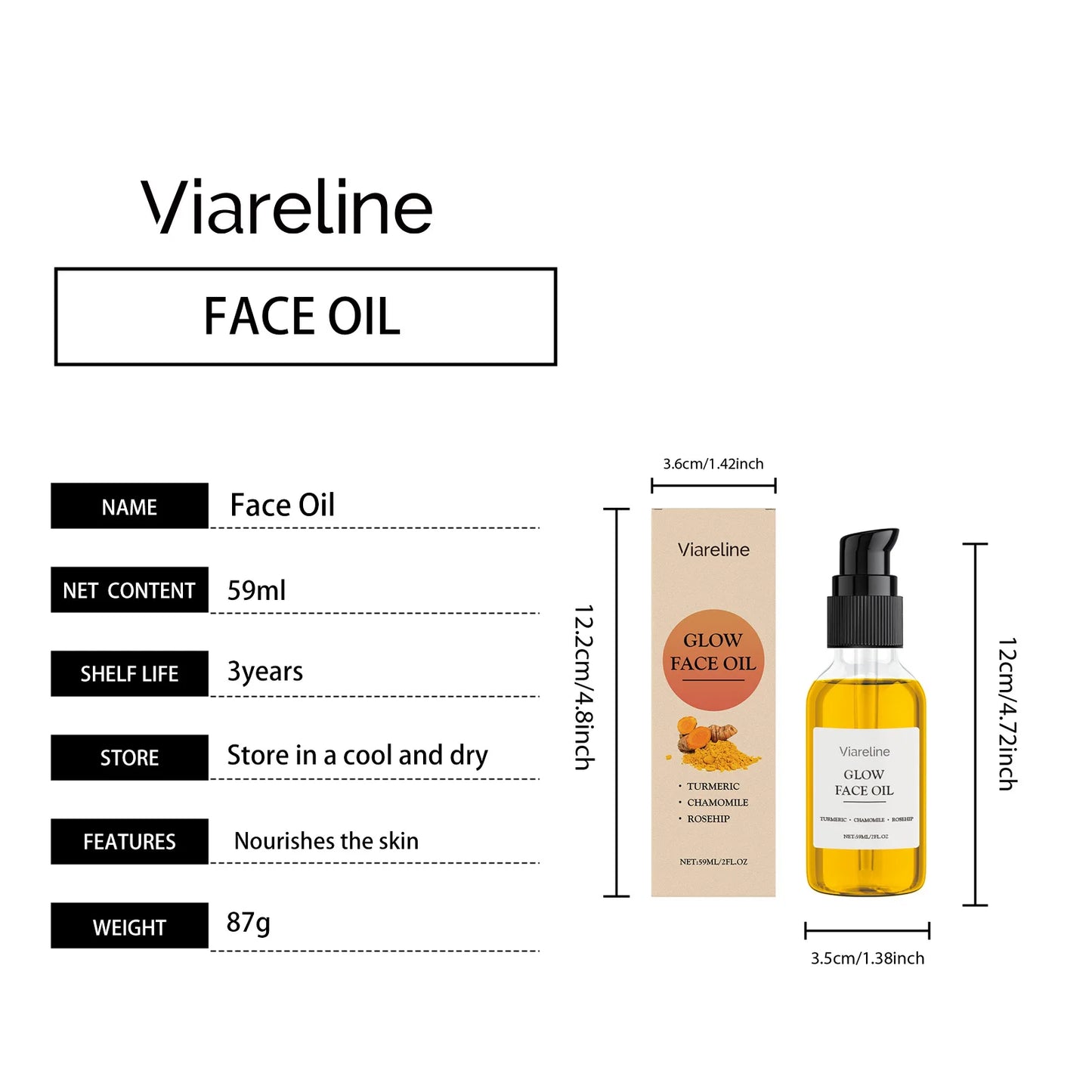 Turmeric Facial Essential Oil | Nourishes & Hydrates Skin