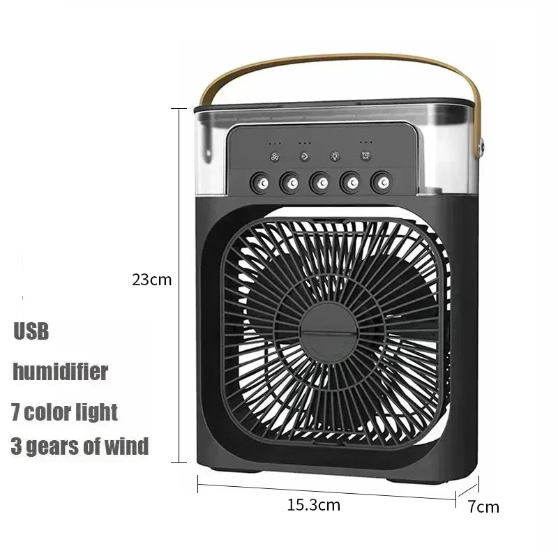 3-in-1 Portable Air Conditioner & Fan | Humidifier & Night Light