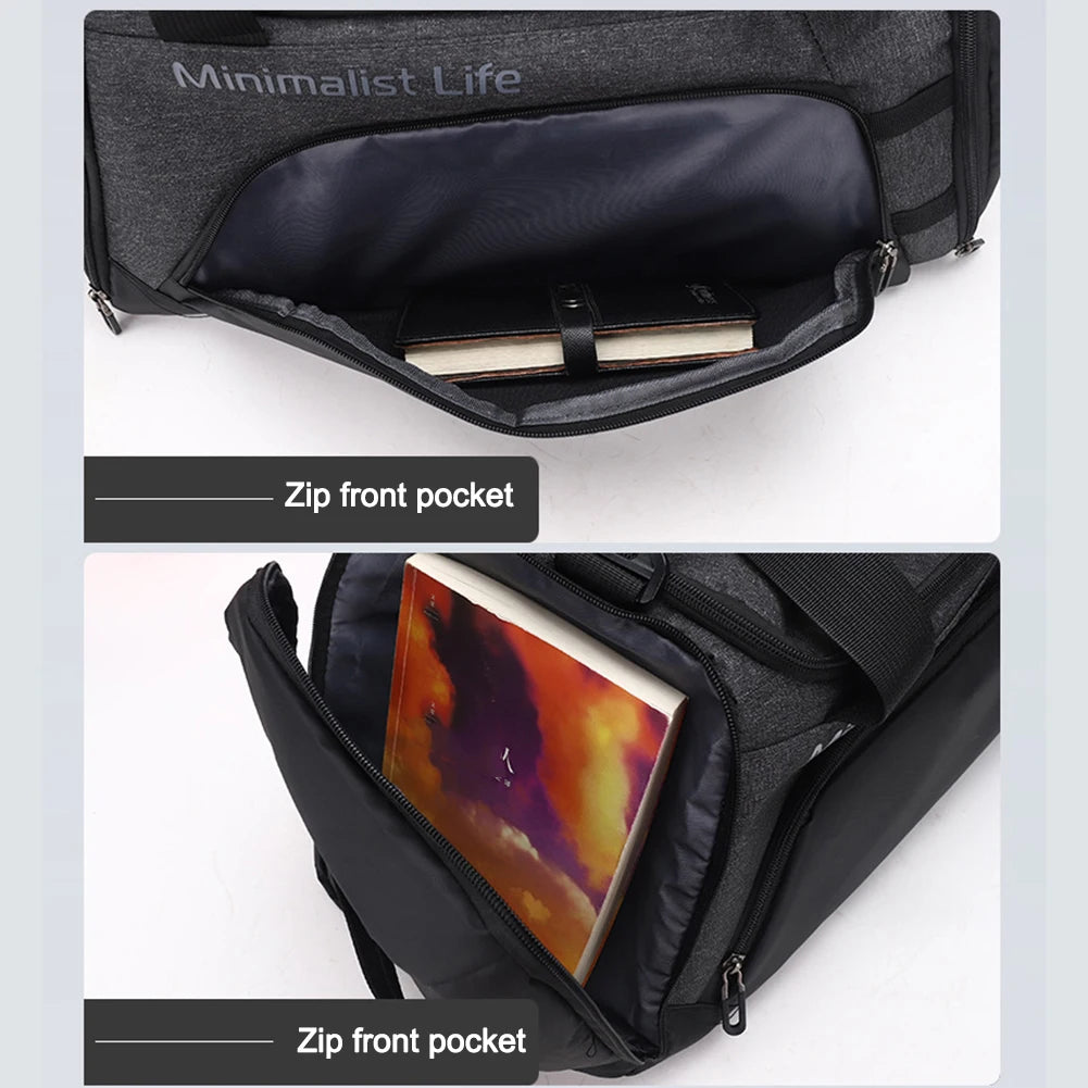 Waterproof Nylon Gym Bag | Perfect for Fitness & Travel