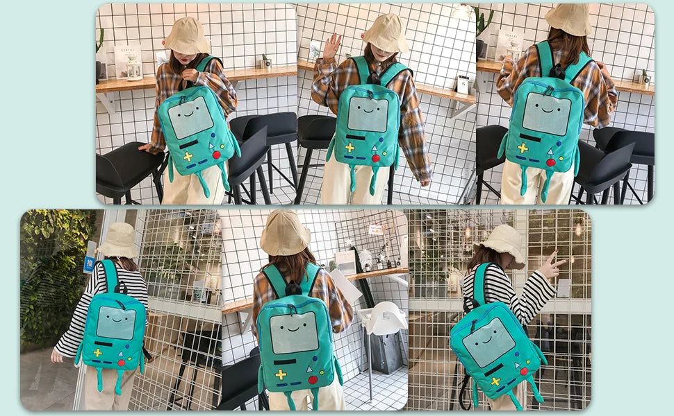14 Inch Cute Cartoon Backpack | Lightweight Anime Travel Bag