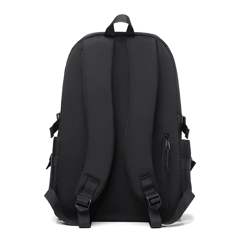 Versatile Solid Color Backpack for Travel and Commuting