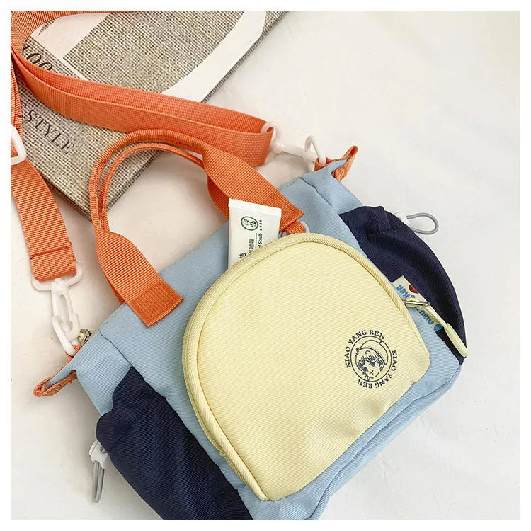 Elegante Bolso de Hombro Color Block | Bandolera Versátil para Mujer