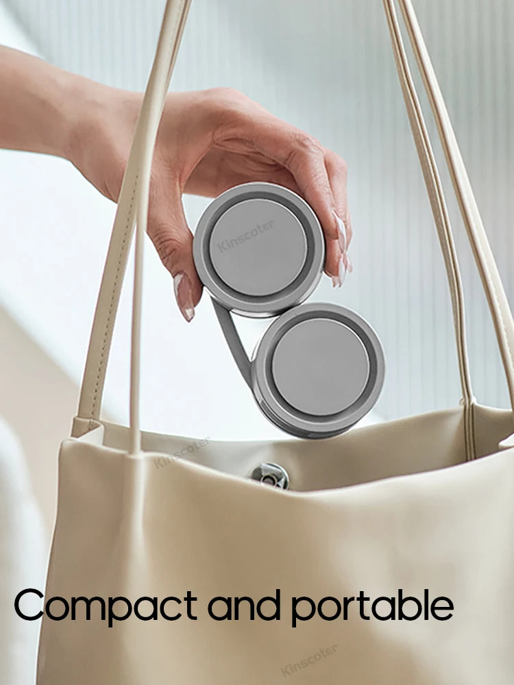 Portable Bladeless Neck Fan | USB Rechargeable Mini Air Cooler