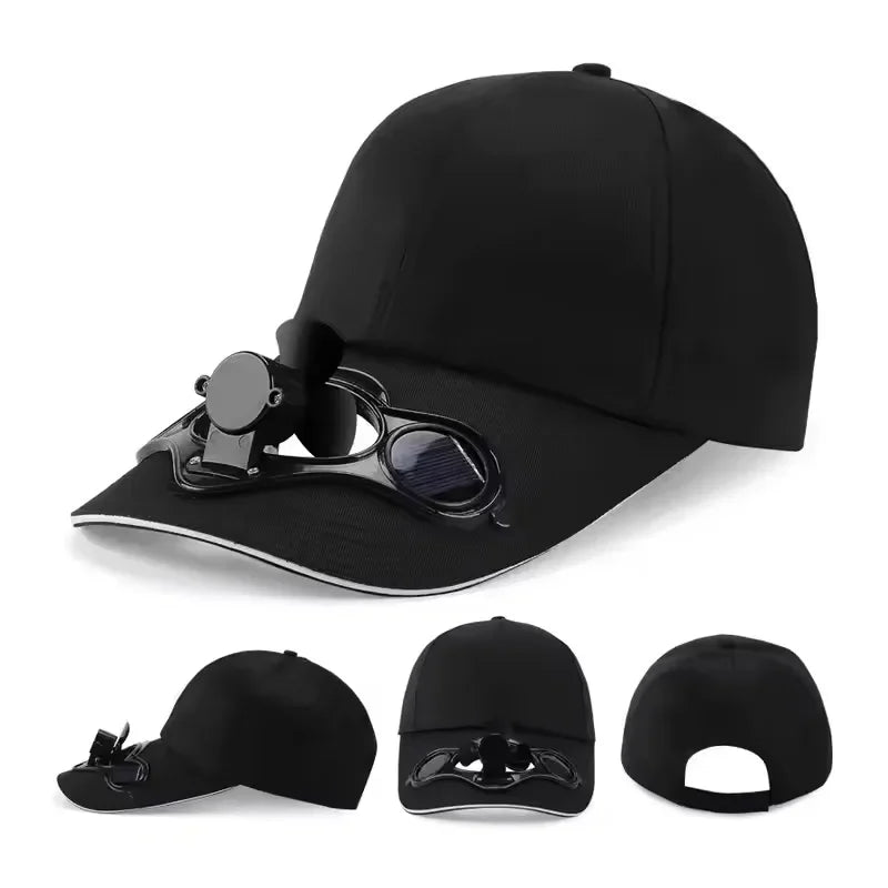 Solar Fan Cap | Lightweight UV Protection Baseball Hat for Summer