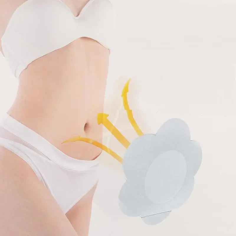50pcs Disposable Castor Oil Pack Stickers | Hypoallergenic Belly Button Protectors