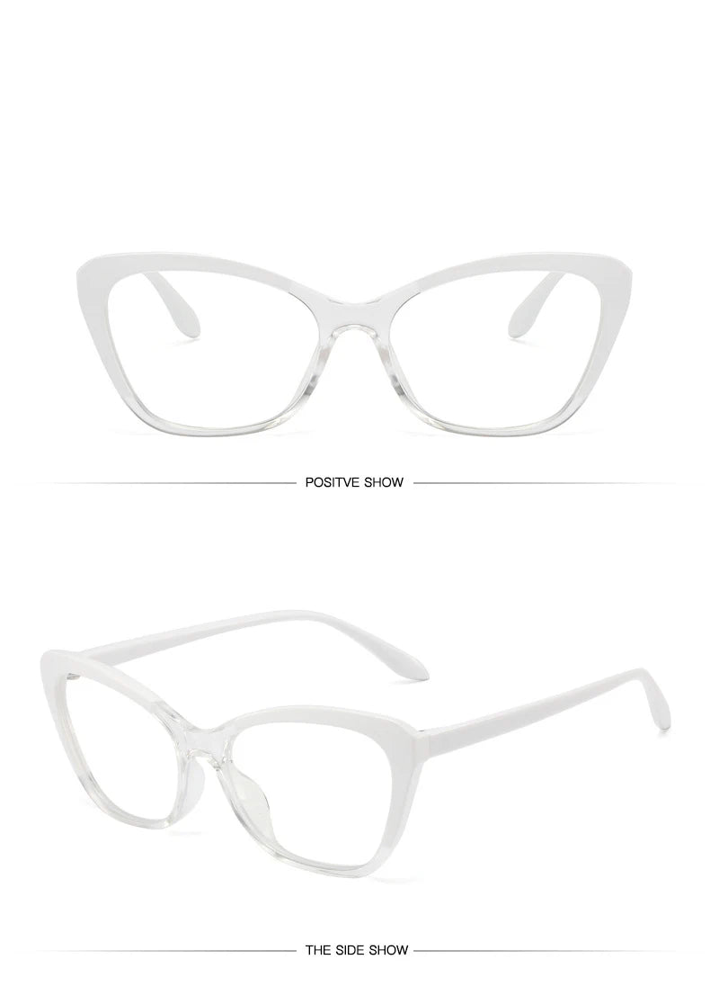 Trendy Cat Eye Blue Light Blocking Eyeglasses for Women