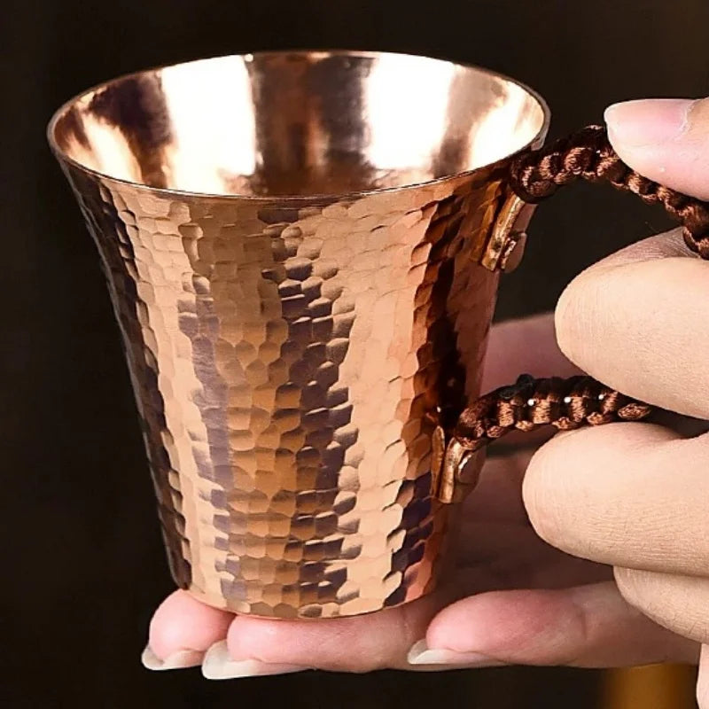 Handcrafted Vintage Copper Mug | Perfect for Coffee, Tea & Beer