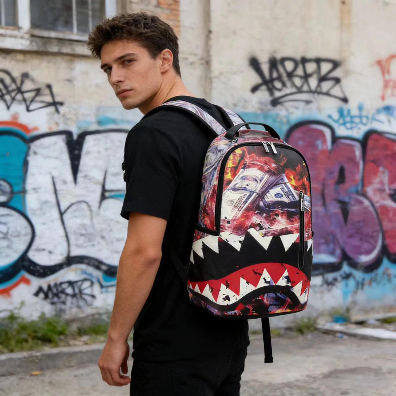 Trendy Shark-Themed Backpacks | Large Capacity for School & Travel