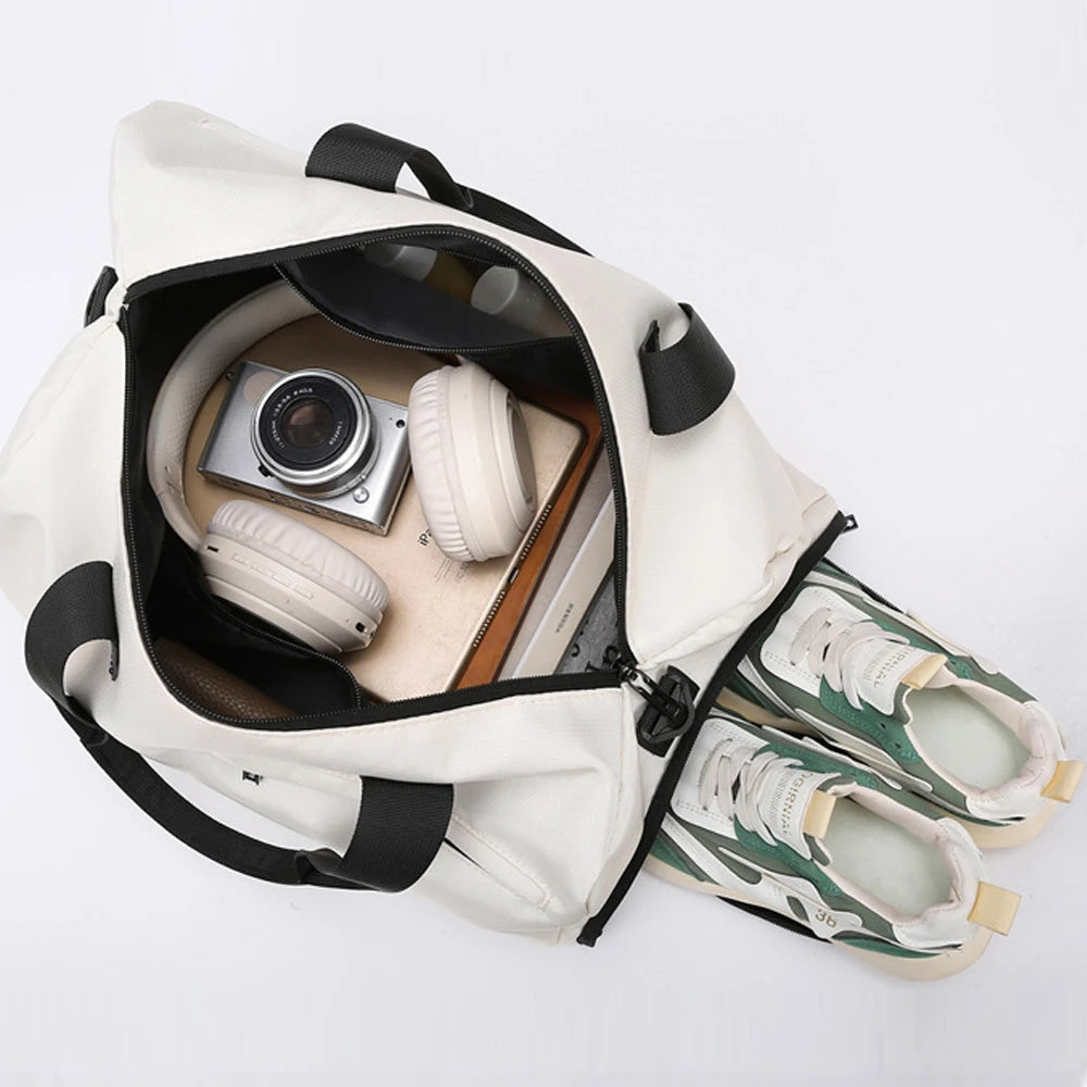 Waterproof Sports Duffle Bag with Shoe Compartment | Ideal Gym Tote
