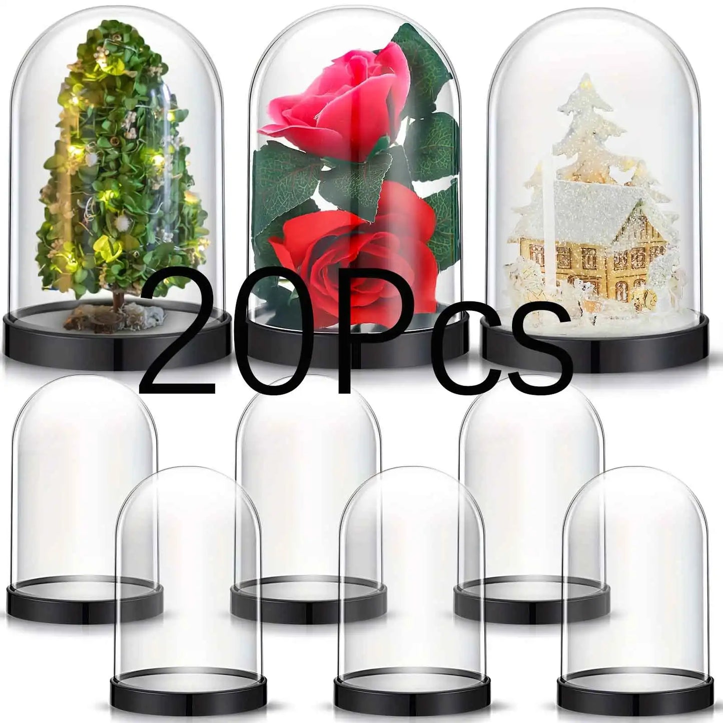 Clear Plastic Dome Cover for Flower Displays | Perfect Decoration
