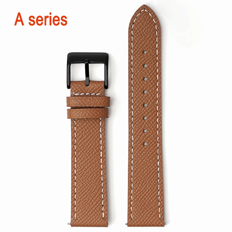 Calfskin Leather Watch Strap | Quick Release, Handmade Design