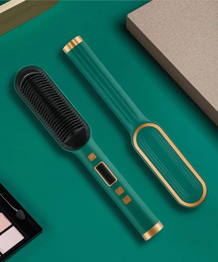Adjustable Heat Hair Straightener Comb | Fast and Safe Styling