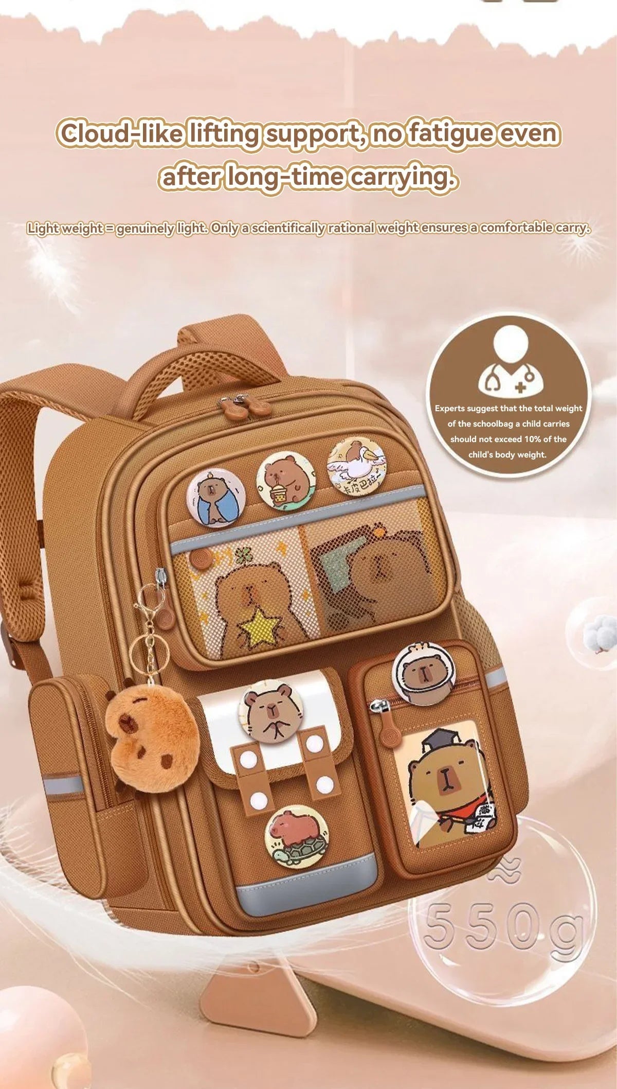 Waterproof Large Capacity Backpack for Students | Comfortable and Durable