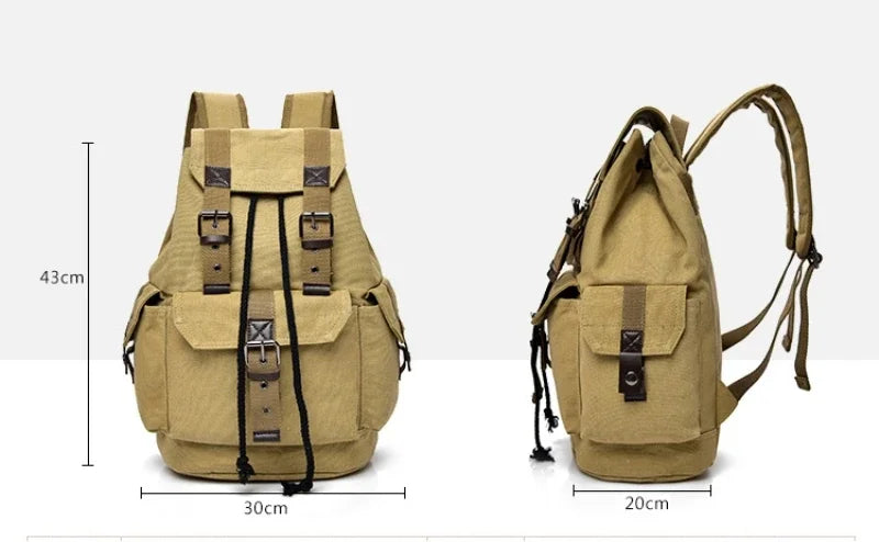 Durable Canvas Backpack | Essential Travel Companion for Everyone