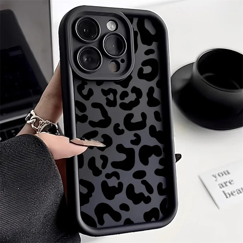 Leopard Printed Soft TPU Phone Case | Shockproof & Stylish
