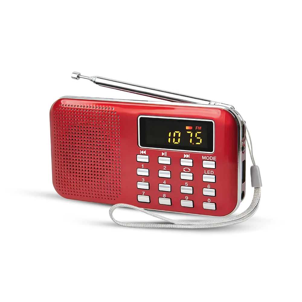 Portable Emergency Radio Speaker | Multi-Function Solar Crank