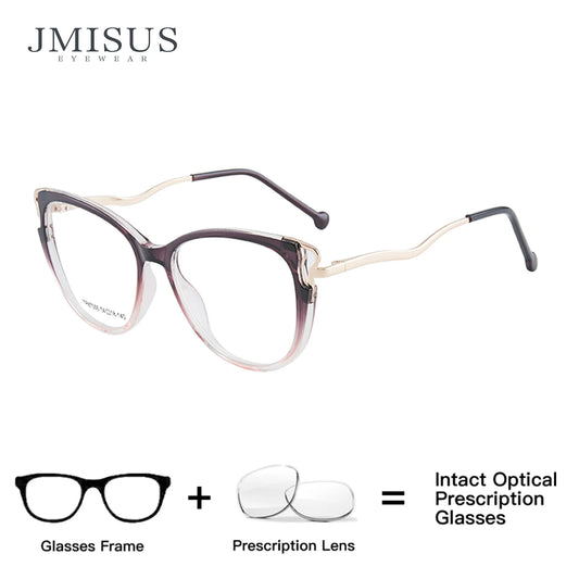 Stylish Handmade Cat Eye Prescription Glasses for Women