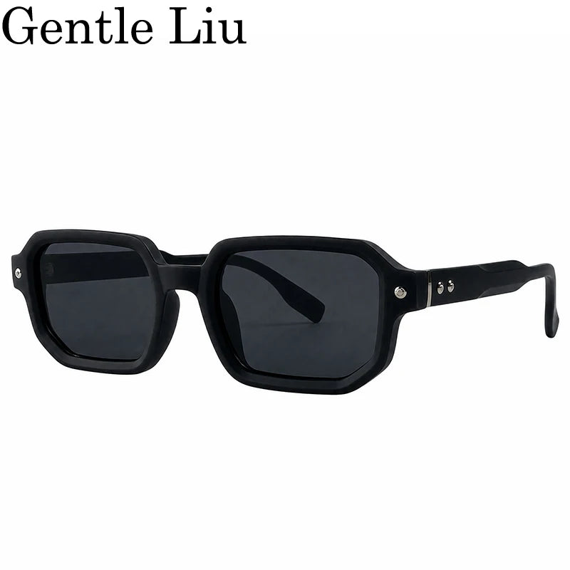 Vintage Photochromic Square Sunglasses for Men | Retro Steampunk Style