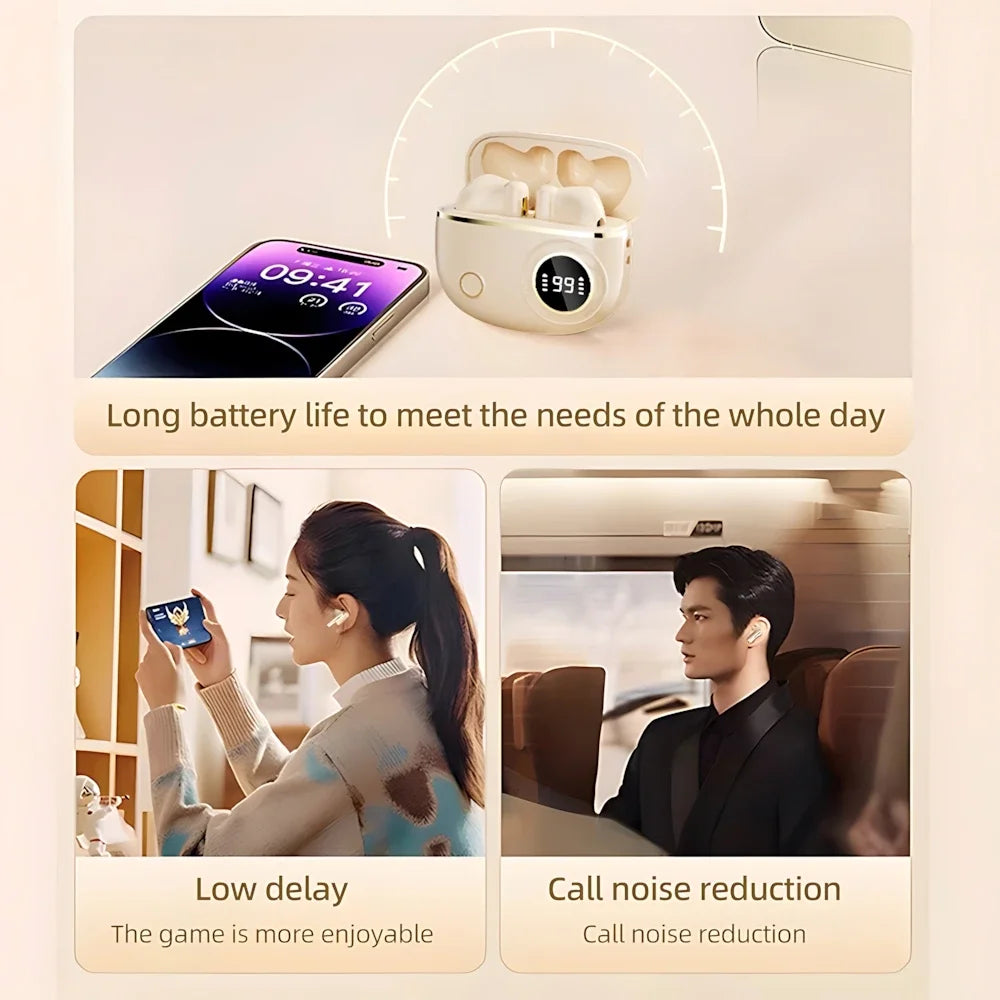 Waterproof Wireless Bluetooth Headset with Noise Cancelling Feature