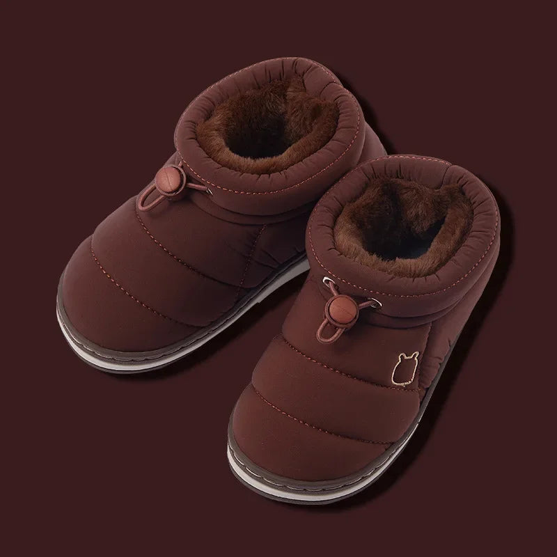 Children's Winter Cartoon Snow Boots | Warm, Waterproof & Non-Slip