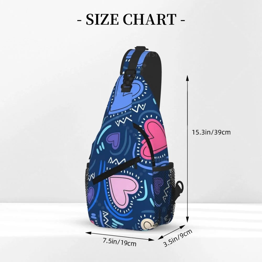 Lightweight Crossbody Sling Bag for Travel & Outdoor Activities