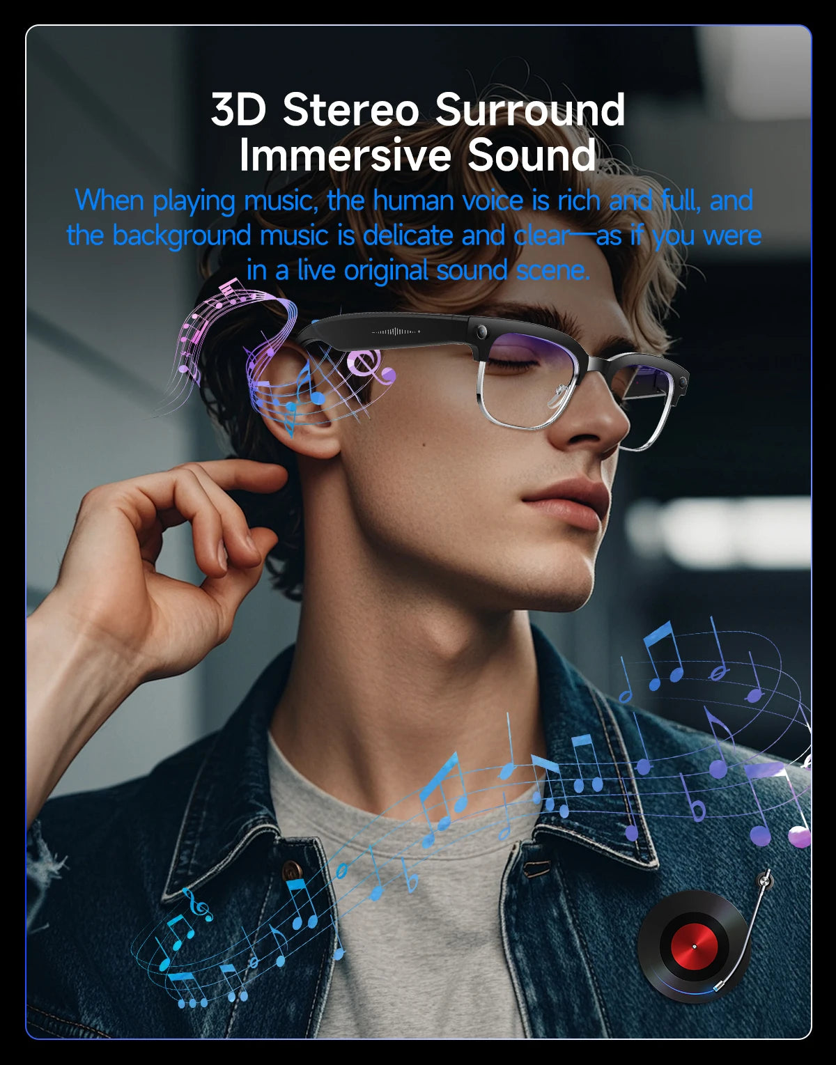 AI Smart Glasses with 8MP Camera & Bluetooth Features | Innovative Eye Wear