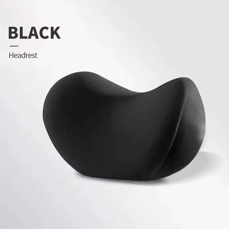Car Memory Foam Neck Pillow & Lumbar Backrest Cushion