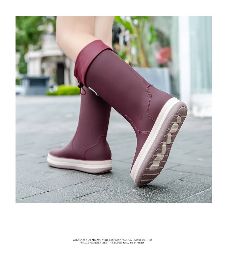 Waterproof Rubber Boots for Men and Women | Couples Rain Shoes