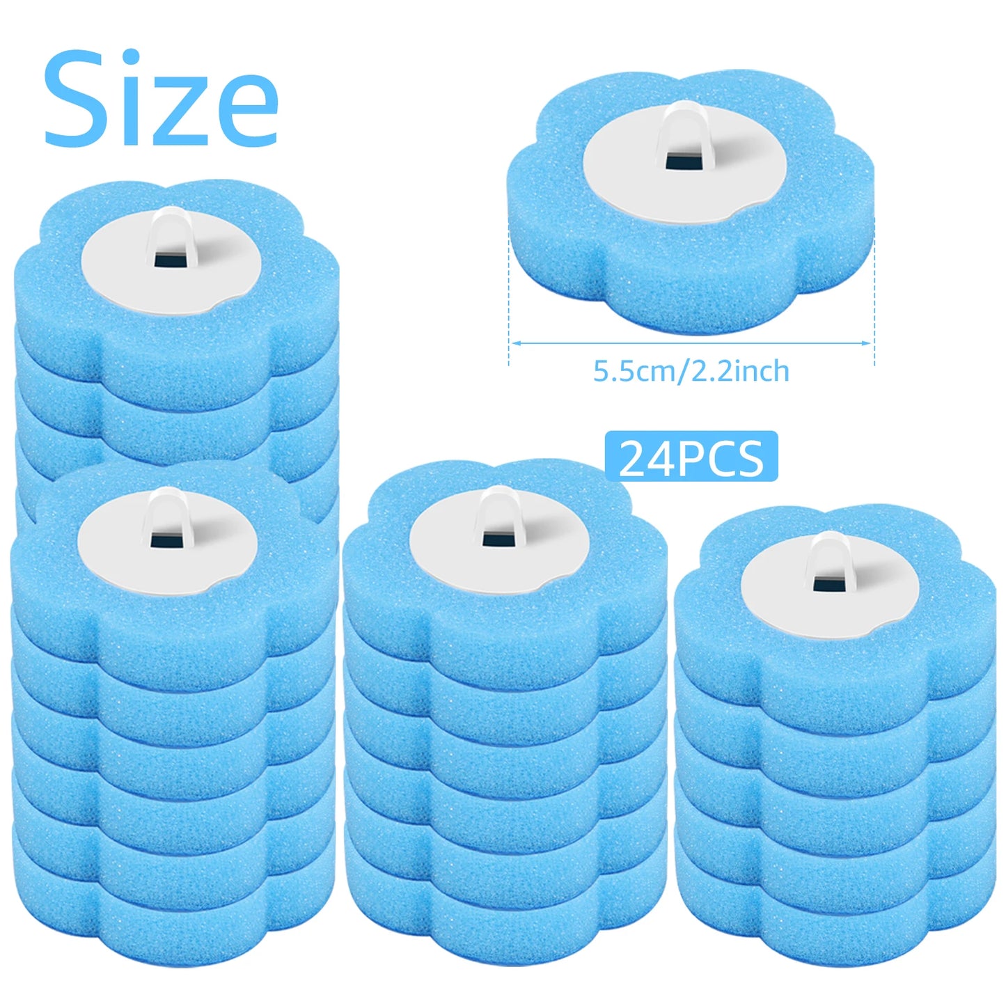 18/36Pcs Toilet Brush with Disposable Heads | Ultimate Bathroom Cleaner