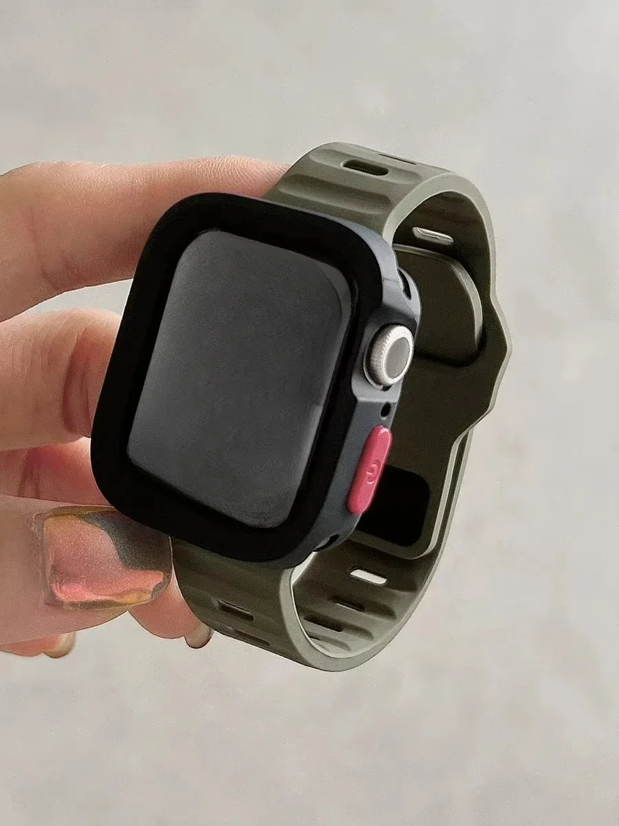 Silicone Case and Strap for Apple Watch | Stylish & Durable