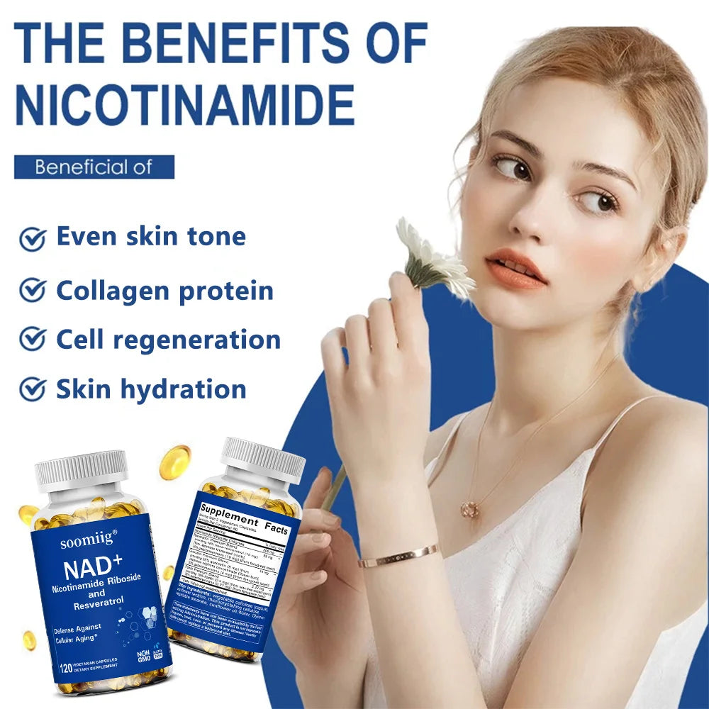 NAD Supplement with Nicotinamide Riboside & Resveratrol | Cellular Health