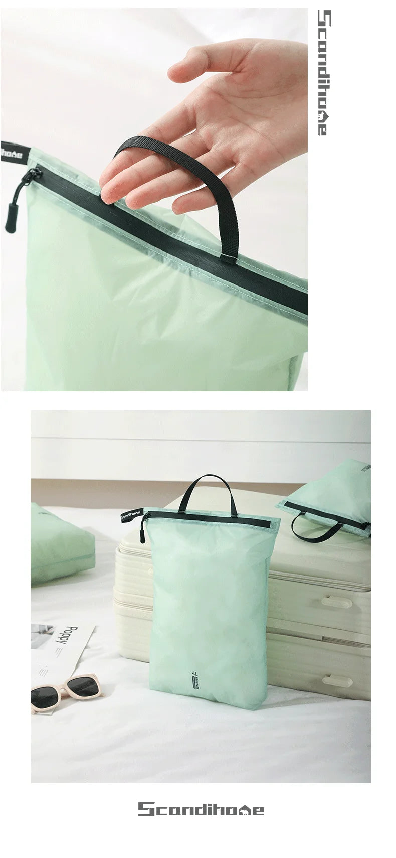 Waterproof Travel Handbag | Lightweight Organizer for Clothes & Toiletries