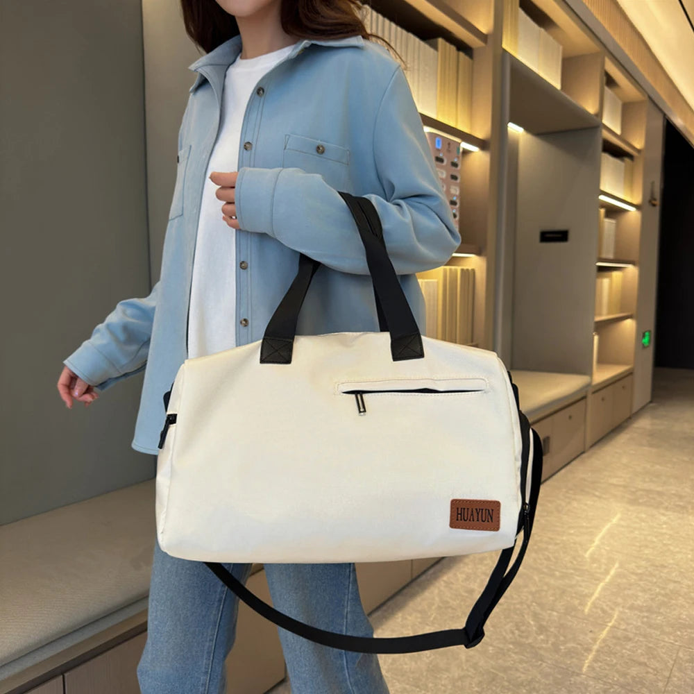 Waterproof Sports Duffle Bag with Shoe Compartment | Ideal Gym Tote