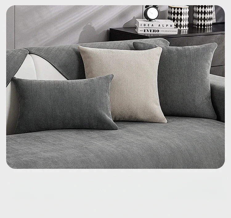 Universal Chenille Fabric Non-Slip Sofa Seat Cover | Home Decor