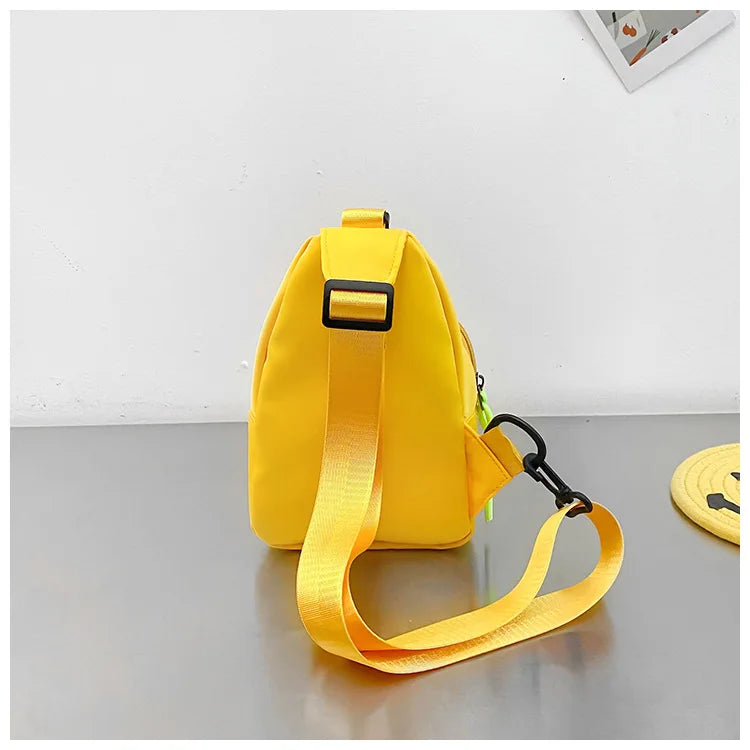 Cute Solid Color Children's Shoulder Bag | Stylish Kids Fanny Pack
