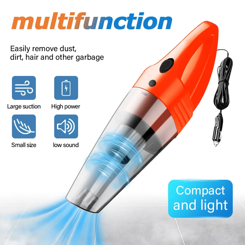 Portable Car Vacuum Cleaner | Effortless Cleaning for Your Vehicle