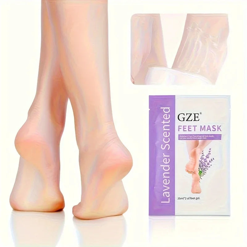 Exfoliating Foot Peel Mask for Cracked Heels & Callus Removal