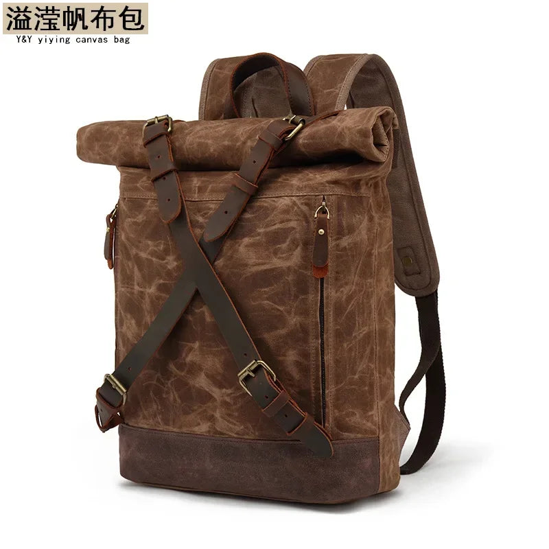 Luxury Vintage Canvas Backpacks | Waterproof Rucksacks for Men