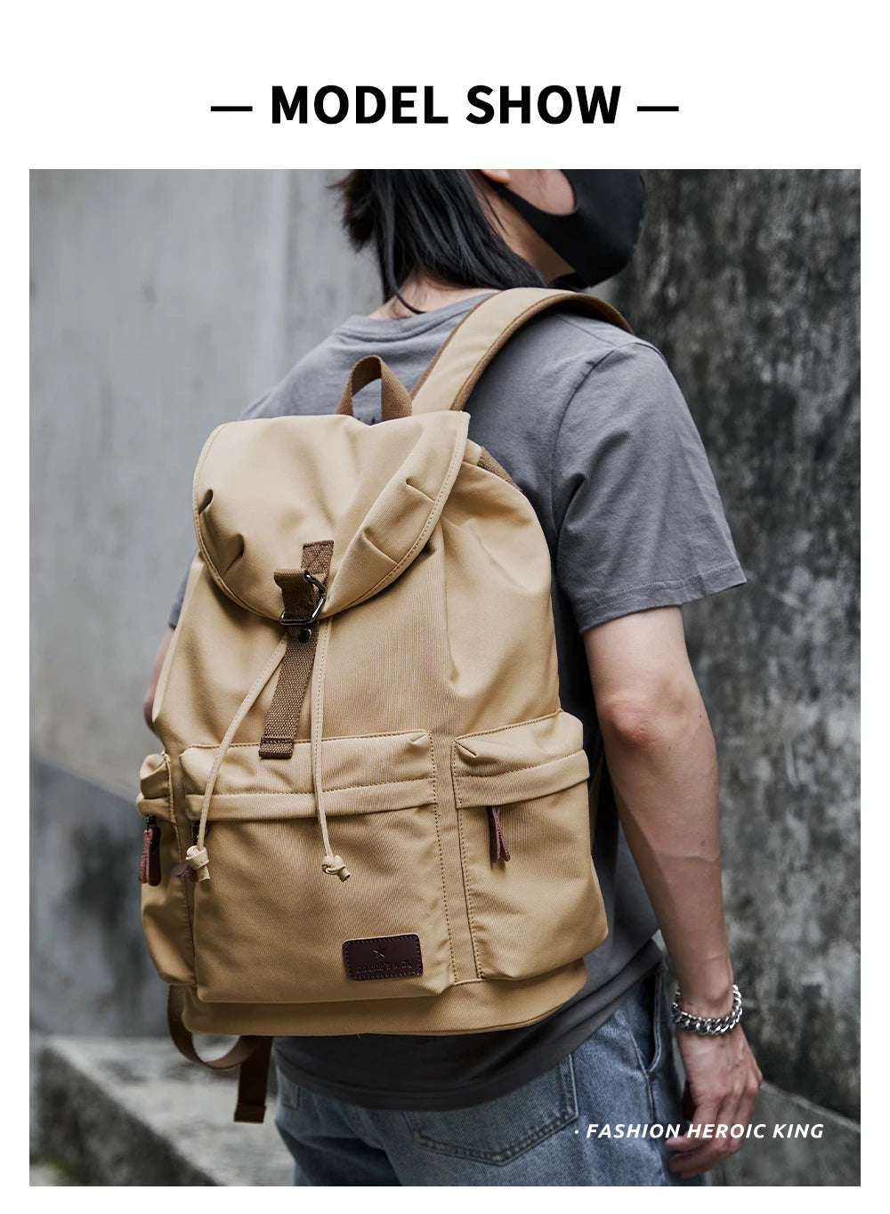 Vintage Large Capacity Backpack for Laptops | Durable Casual Bag